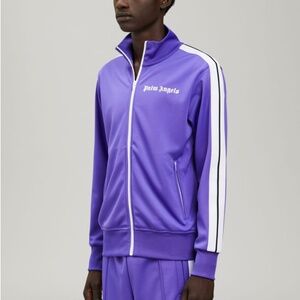 PALM ANGELS PURPLE TRACK JACKET